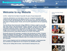 Tablet Screenshot of banjomanweb.com